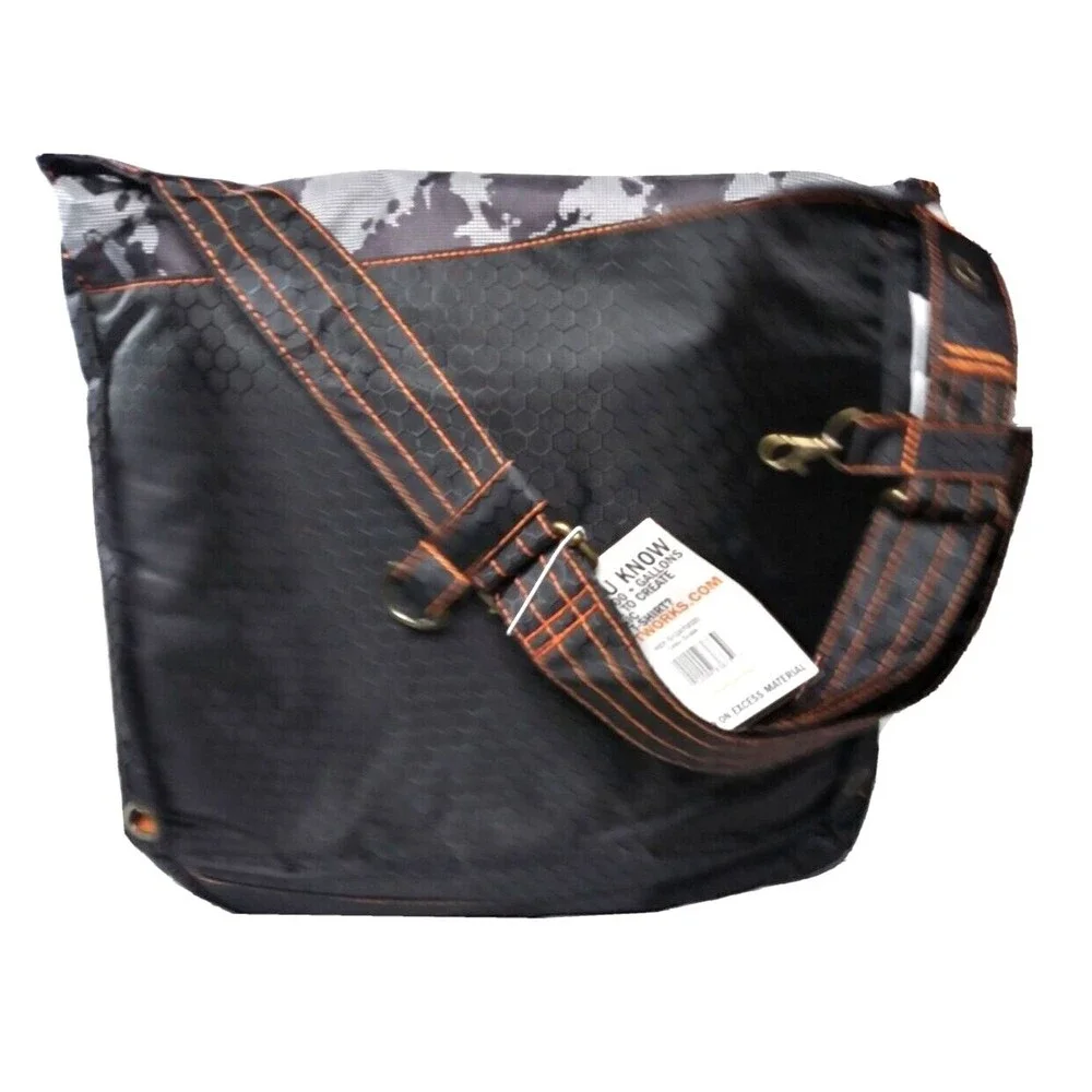 Looptworks Noll Messenger Bag Limited Edition Shoulder Bag Made in USA Gray